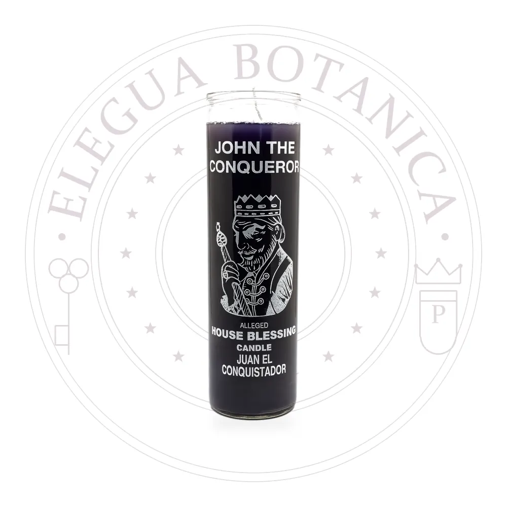 7 Day High John The Conqueror Candle Purple