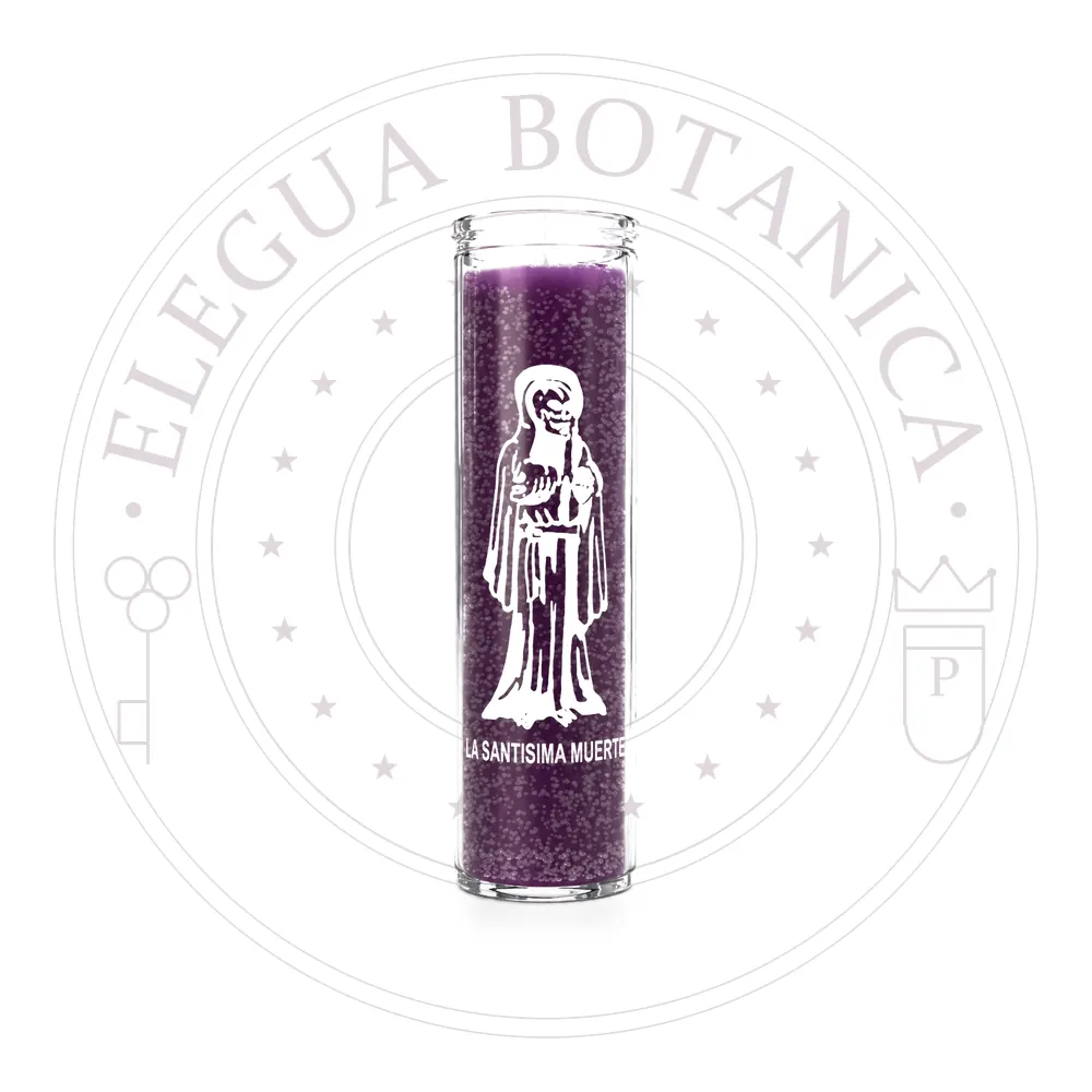 LA Santisima Muerte 7Day Candle (purple)