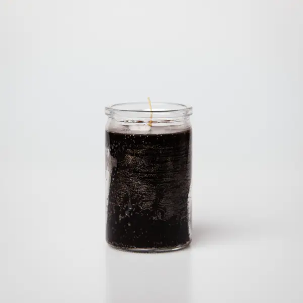 50 Hour Glass Candle: Black