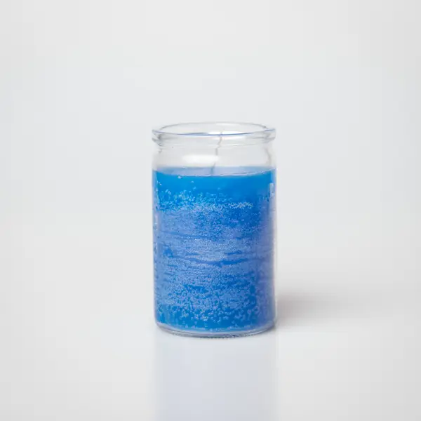 50 Hour Glass Candle: Blue