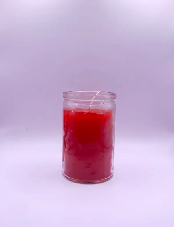 50 Hour Glass Candle: Red