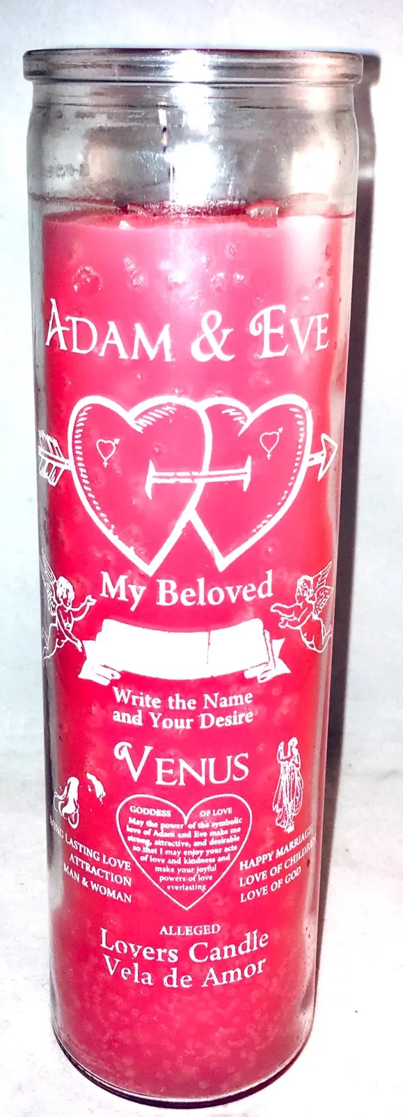 Adam & Eve 7 Day Glass Candle