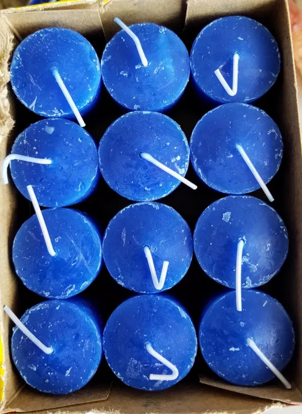 Blue Votive Candle
