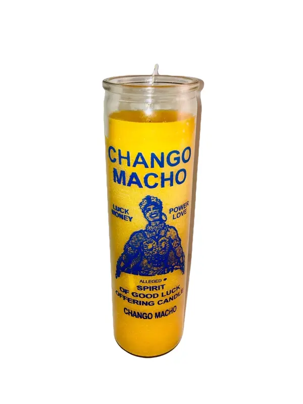 Chango Macho  7 Day Glass Candle
