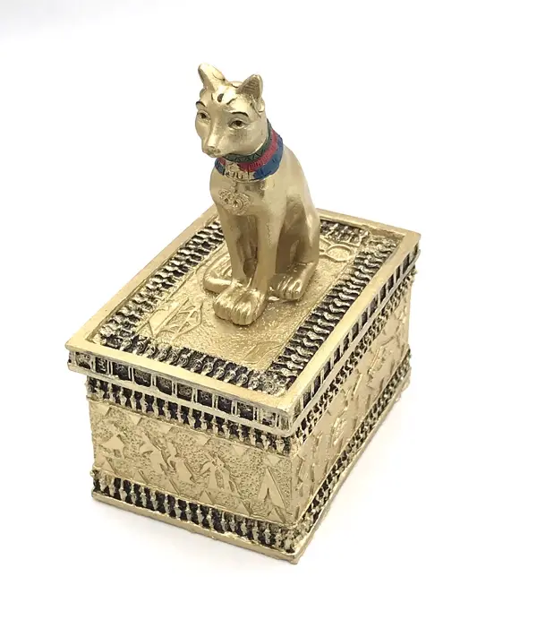 Gold Egyptian Ritual Box