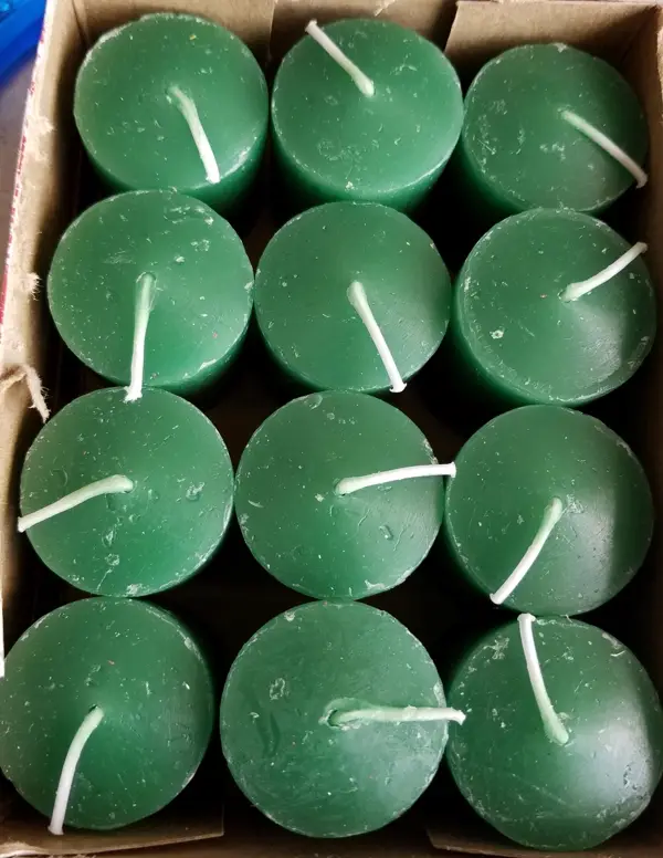 Green Votive Candle
