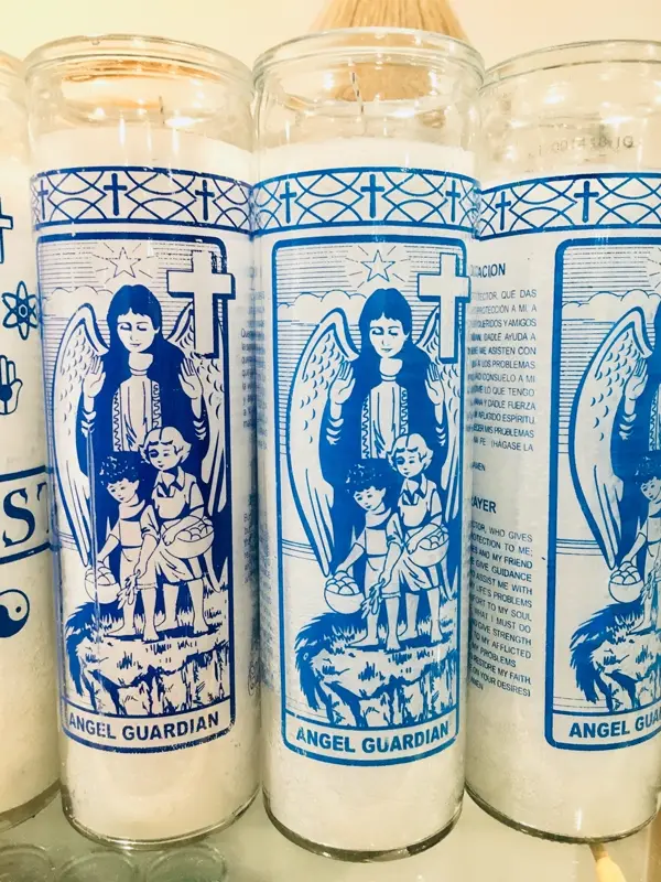 Guardian Angel: 7 Day Glass Candle