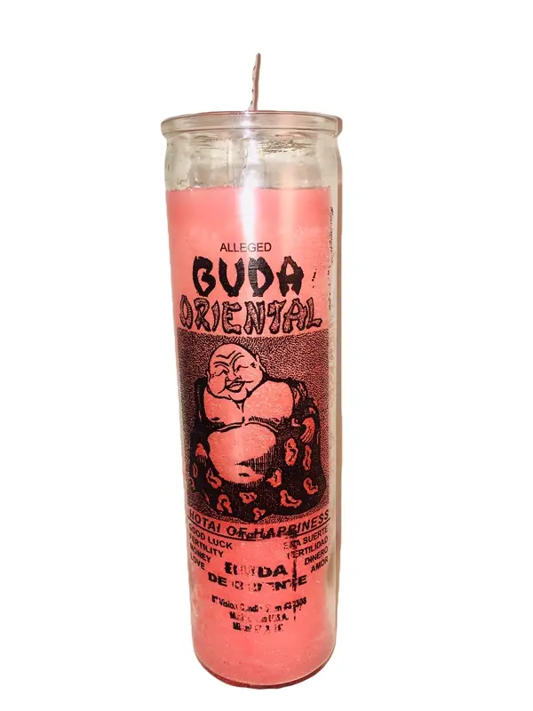 Lucky Buda 7 Day Glass Candle
