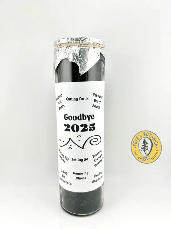 Goodbye 2025: Dressed Candle
