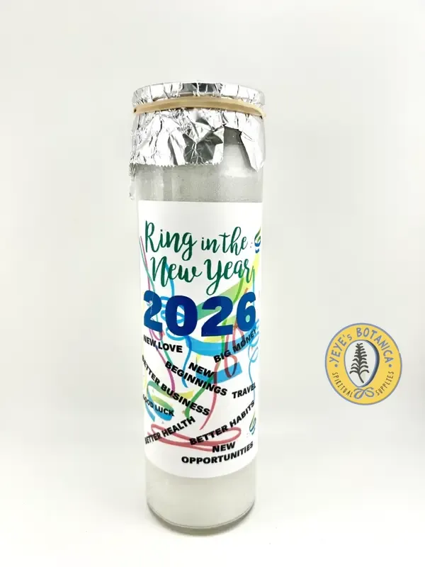 New Year 2026: Dressed Candle