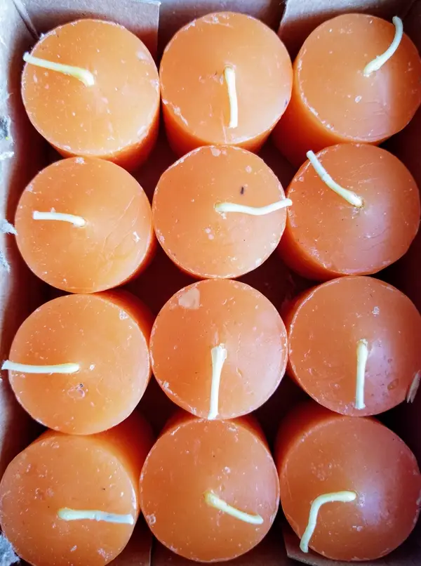 Orange Votive Candle