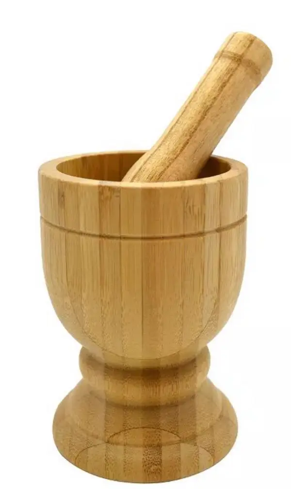 Wood Mortar & Pestle