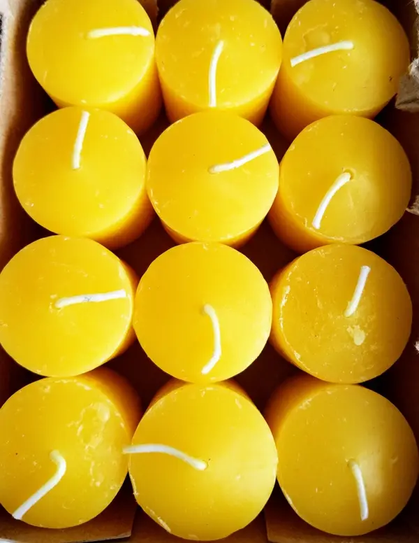 Yellow Votive Candle